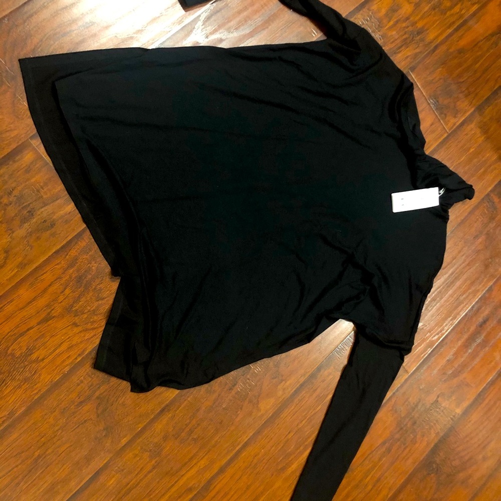 Eileen Fisher NWT black tunic top